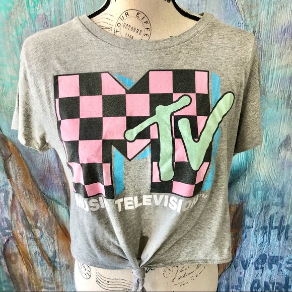 Tops - MTV Cropped Tee Shirt | Medium